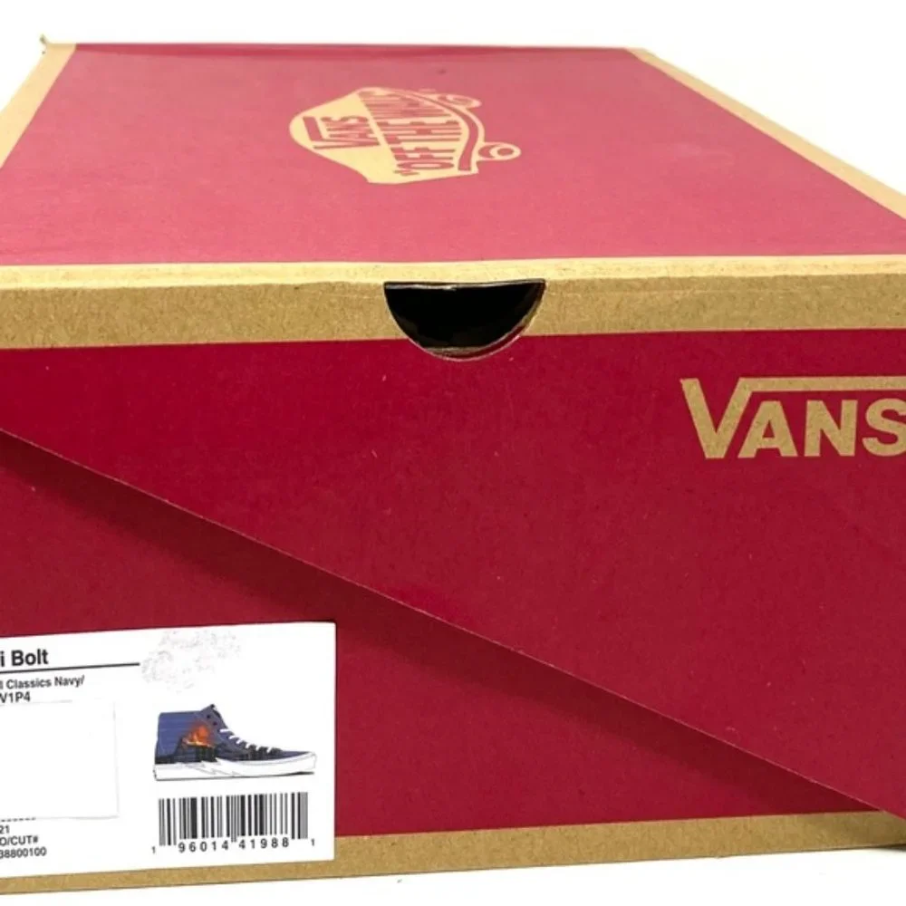 💖MEGA SALE💖VANS SK8-HI Bolt Big Reveal Navy Women High Canvas VN0A5JIV1P4 - Picture 10 of 10